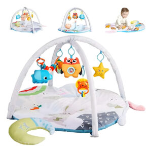 Gimnasio De Bebe Conejitos Alfombra Didáctica Entrenadora