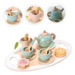 Juego De Té En Madera Infantil Juguete Didáctico Niñas