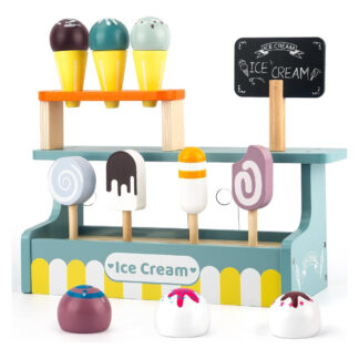 Juego De Heladería Tienda De Helados Y Exhibidor Para Niños