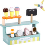 Juego De Heladería Tienda De Helados Y Exhibidor Para Niños