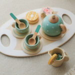 Juego De Té En Madera Infantil Juguete Didáctico Niñas