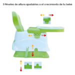 Silla De Alimentacion Comer Booster Bebé Triple Altura