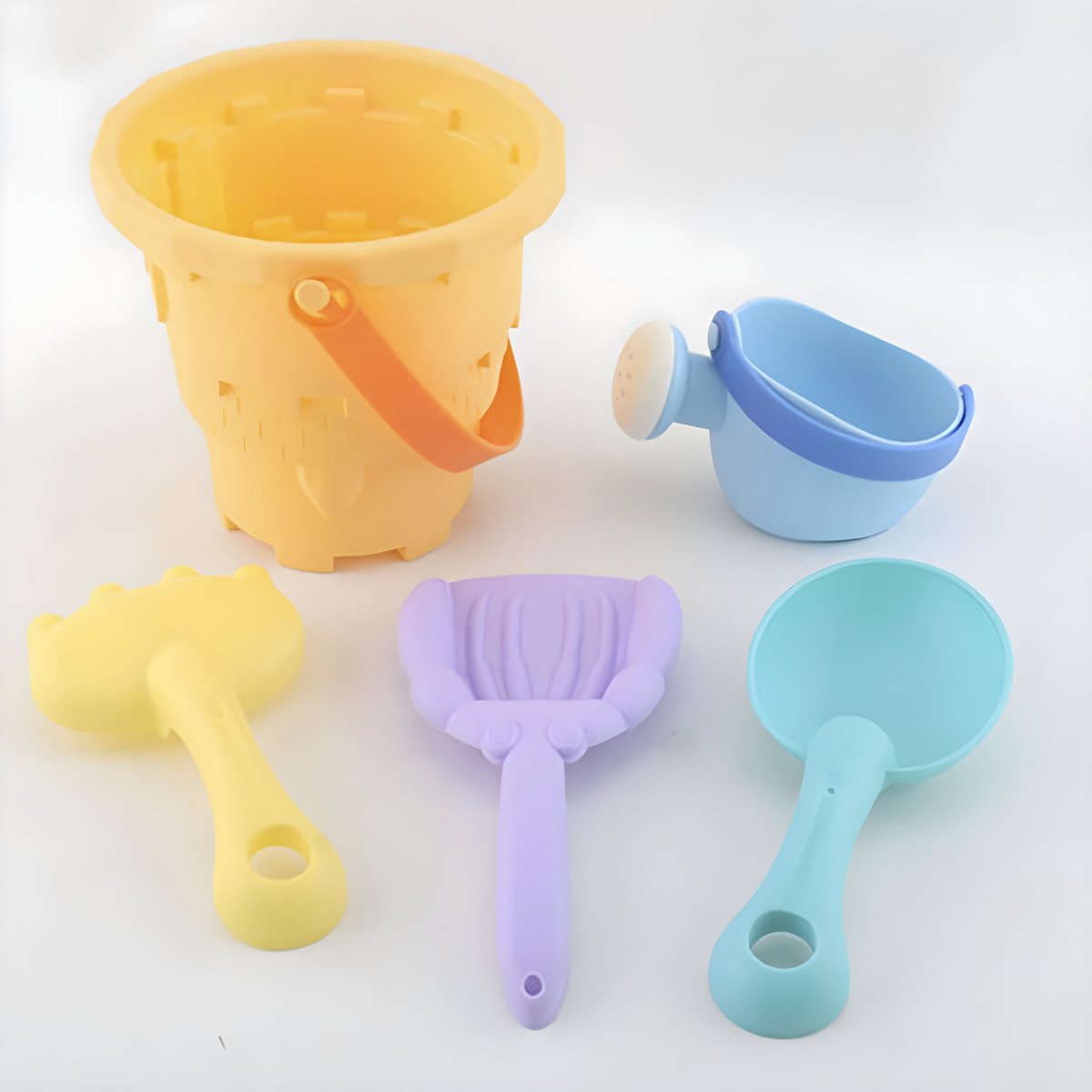 D_949903-MLU73968242403_012024-F.jpg Set Balde De Playa Plástico Niños Con Accesorios