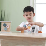 Juego Didactico Triangulo De Encastre Bloques De Madera Bebe