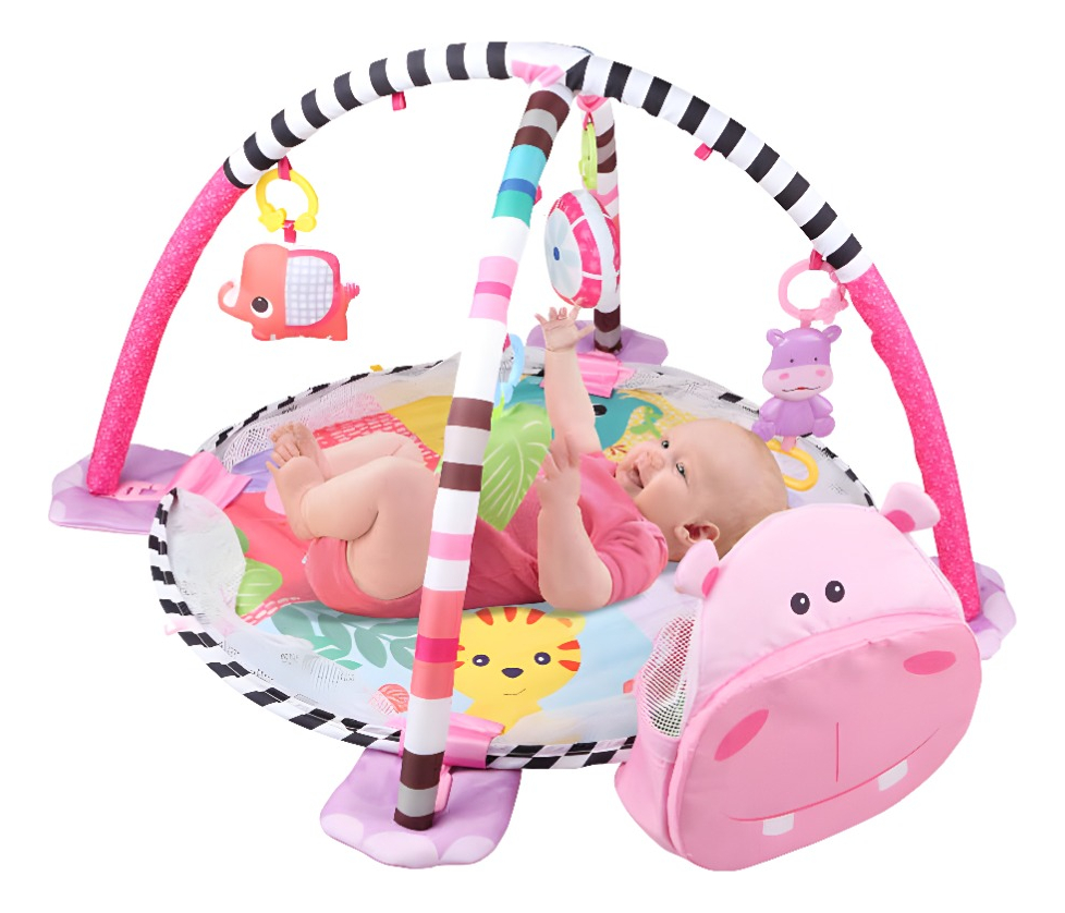 D_972259-MLU73177331202_122023-F.jpg Gimnasio Pelotero Alfombra Didactica Corral Bebe 30 Pelotas - Imagen 3