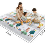 Alfombra Didáctica De Goma Eva Infantil Antigolpes Plegable