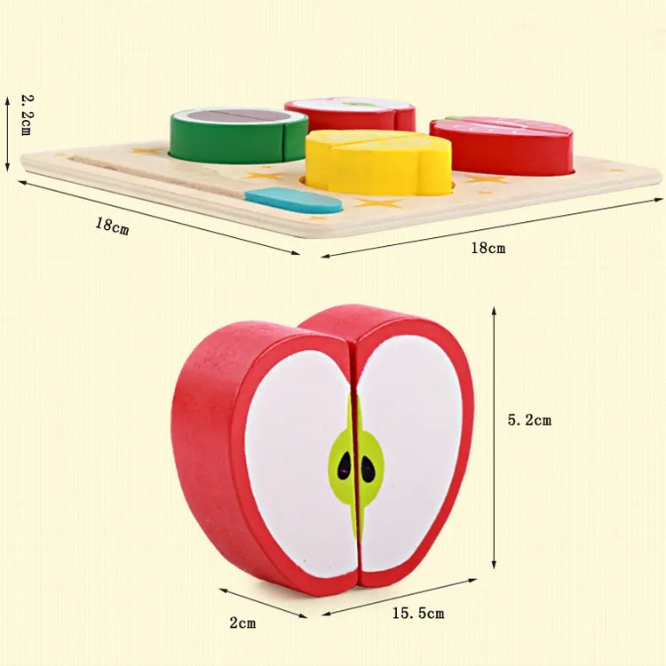 D_998516-MLU71738832702_092023-F.jpg Bandeja De Corte Juguete De Simulación Aprende A Cortar - Imagen 6
