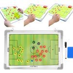 tabla pizarra táctica fútbol con números imantados marcador