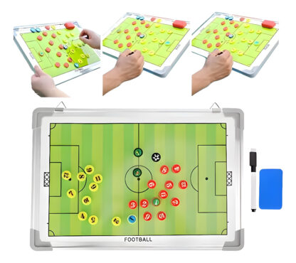 tabla pizarra táctica fútbol con números imantados marcador