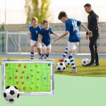 tabla pizarra táctica fútbol con números imantados marcador
