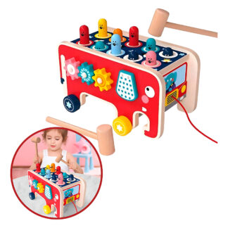 Juego Didactico De Arrastre Bebé Infantil Madera Actividades
