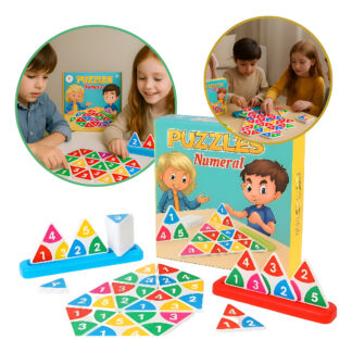 Puzzle Rompe Cabezas Juguete Didáctico Niños Números Colores