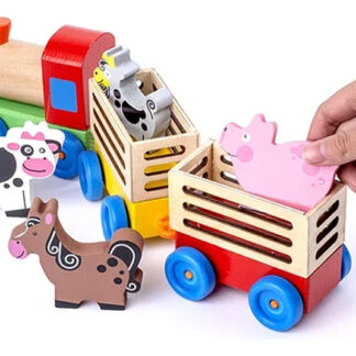 Tren De Juguete Luz Y Sonido Para Niños Domino De Colores