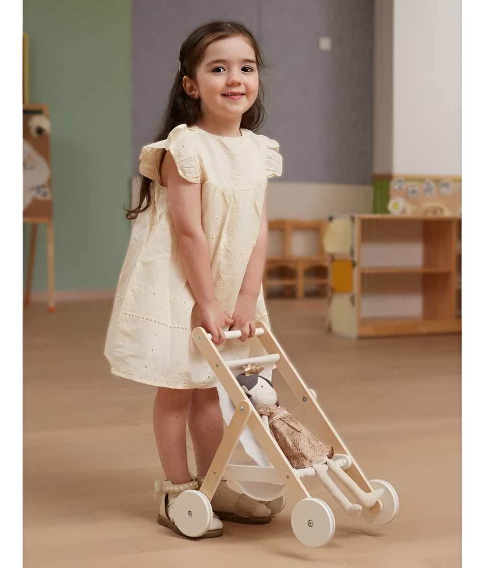 coche bebote cochecito de muñecas juguete didactico madera coche bebote cochecito de muñecas juguete didactico madera