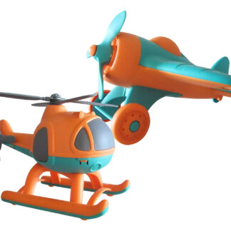 Juguete Didactico Set De Avión Y Helicóptero Niños Infantil