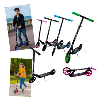 Monopatín Scooter De Juguete Niños Plegable Metal Plegable