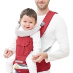 silla portabebé infantil ergonómica 3 posiciones aiebo