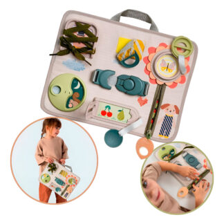 Tablero Actividades Sensorial Juguete Didáctico Montessori