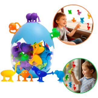 Juguete Didáctico Bloques Construcción Muñeco Ventosa Niños