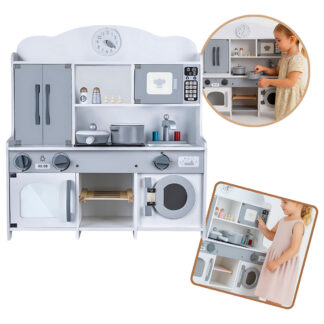 Cocina Cocinita Juguete Didactico Madera Infantil Y Lavadora