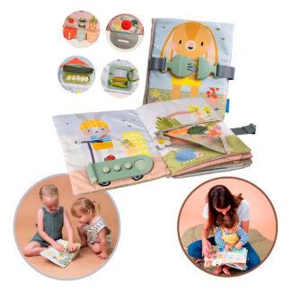 Libro Actividades Sensorial Estimulante Juguete Didáctico