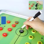 tabla pizarra táctica fútbol con números imantados marcador