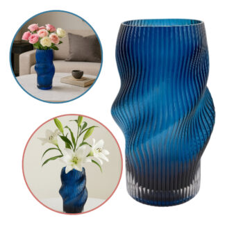 Florero Jarrón Vidro Decorativo Centro De Mesa 25cm