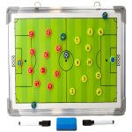 tabla pizarra táctica fútbol con números imantados marcador