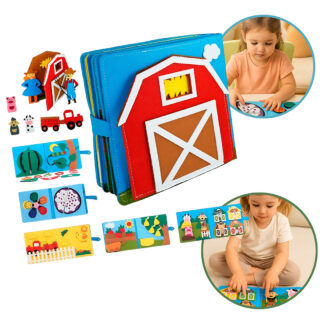 Libro Juguete Didáctico Montessori Sensorial Actividades