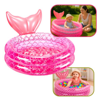 Piscina Inflable Infantil Redonda Aros Para Bebe Infantil
