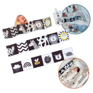 Libro Sensorial Contraste Juguete Didáctico Bebe Estimulante