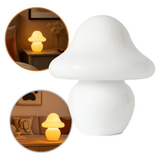 Lampara Portatil Veladora Noche Vidrio Recargable Led