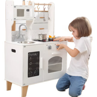 Cocina De Juguete Cocinita Para Niños De Madera Luz Y Sonido