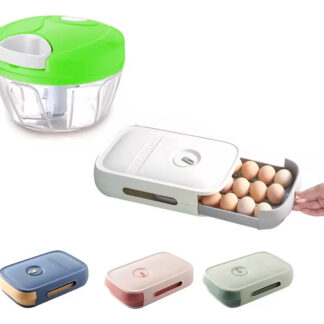 Picadora Procesadora Mini Chopper+huevera Contenedor Huevos