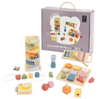 Set Kit Box Juegos Montessori Juguete Didactico Bebe Madera