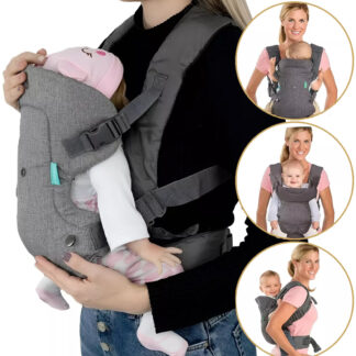 Silla Porta Bebe Infantil Ergonómica Reforzada 4 Posiciones