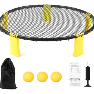 Lniba Mini Pelota De Voleibol De Playa, Spike Battle Ball Bounce Juego De Voleibol, Juego De Pelota Combo Beach Jump Ball Set, Sobre El Césped, La Playa Para Niños, Jóvenes Y Adultos