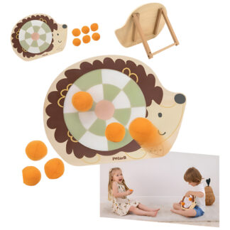 Juego Tiro Al Blanco Velcro Juguete Didáctico Niños Madera