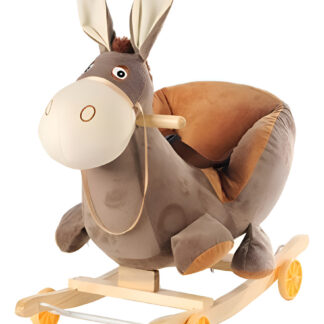 Mecedora Mecedor Infantil Burro Balancin Con Rueditas