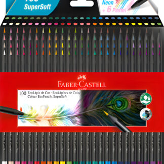 Lápices De Colores Faber-castell Supersoft X 100