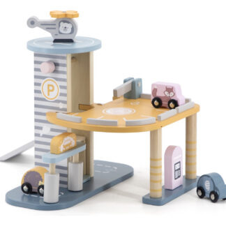 Parking Garage Autos Estación De Servicio Lavadero Juguete