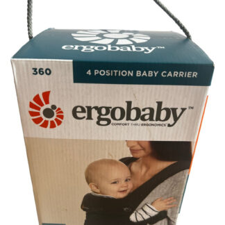 Cangurera Ergobaby 360, 3 Posiciones Soporta 5.5 - 20 Kilos Color Negro