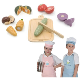 Juego Didactico De Corte Verduras Infantil Montessori