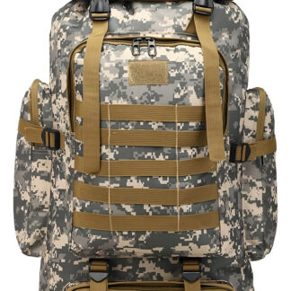 Mochila Táctica Militar De Camping Mochilero Capacidad Viaje