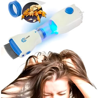 Aspiradora Peine Fino Quita Piojos Liendres Luz Ultravioleta