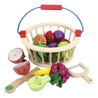 Juego De Corte Didáctico De Madera Para Niños Montessori