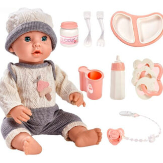 Bebe Reborn Bebote Realista Muñeco De Goma 41 Cm Accesorios