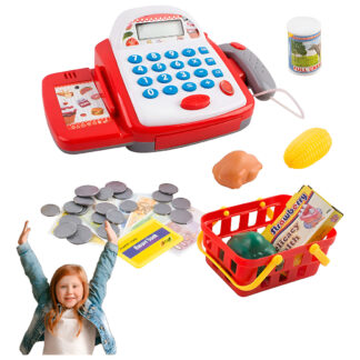 Caja Registradora Juguete Infantil Niños Con Luz Y Sonido