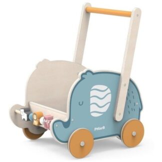 Caminador Carrito De Arrastre Andador De Bebé De Madera