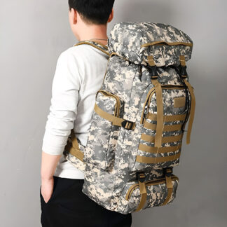 Mochila Táctica Militar De Camping Mochilero Capacidad Viaje